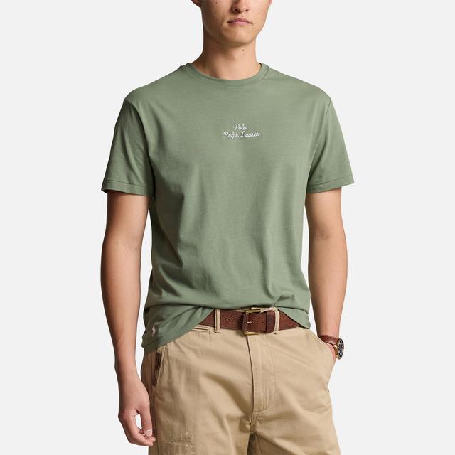 Polo Ralph Lauren Classic Cotton-Jersey Chain-Stitch T-Shirt - S on Productcaster.