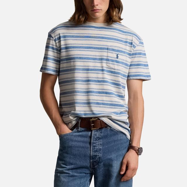 Polo Ralph Lauren Classic Cotton-Jersey Slim T-Shirt - L on Productcaster.