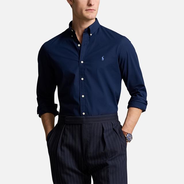 Polo Ralph Lauren Stretch-Poplin Slim-Fit Shirt - M on Productcaster.