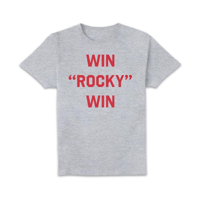 Win Rocky Win Unisex T-Shirt - Grey - XS on Productcaster.