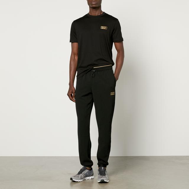 EA7 Gold Label Heavy Waffle-Knit Sweatpants - M on Productcaster.