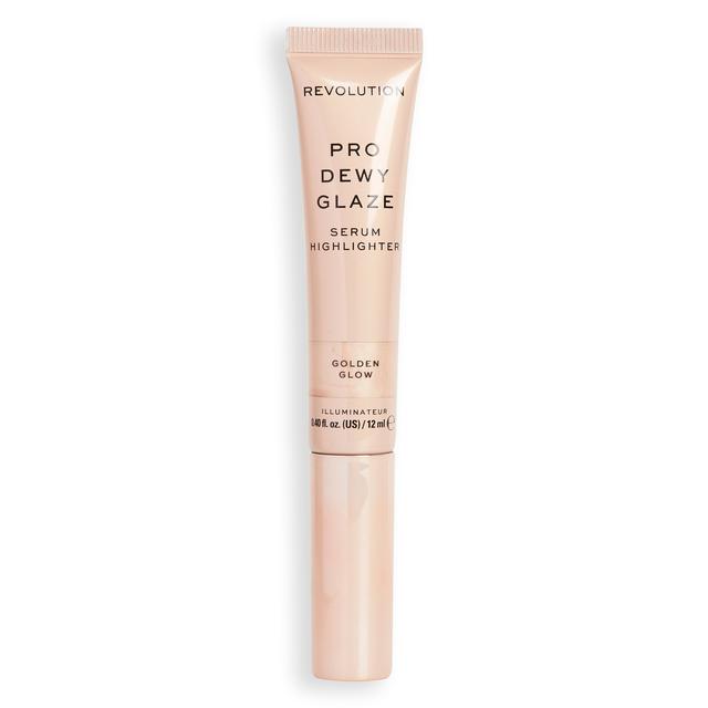 Revolution Pro Dewy Glaze Serum Highlighter 12ml (Various Shades) - Golden Glow on Productcaster.