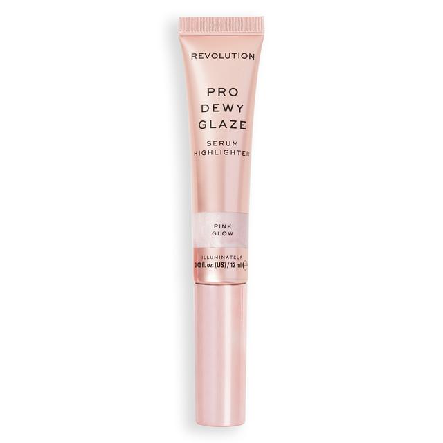 Revolution Pro Dewy Glaze Serum Highlighter 12ml (Various Shades) - Pink Glow on Productcaster.