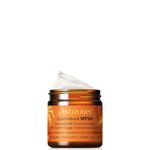 Antipodes Supernatural SPF50+ Ceramide Silk Facial Sunscreen 60ml on Productcaster.