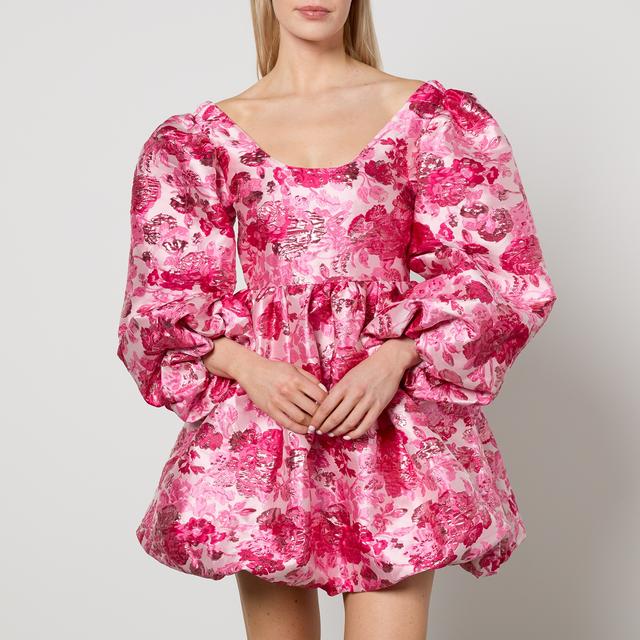 Sister Jane Dream Bubble Hem Floral-Jacquard Dress - L/UK 14 on Productcaster.