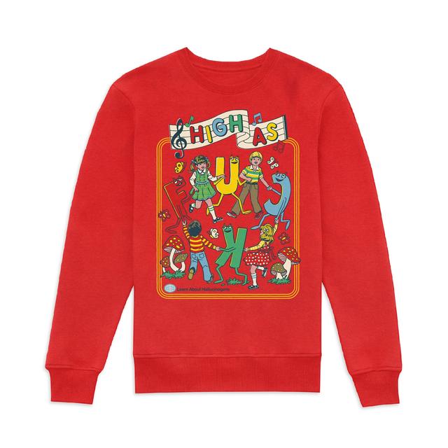 Steven Rhodes High AF Sweatshirt - Red - S on Productcaster.