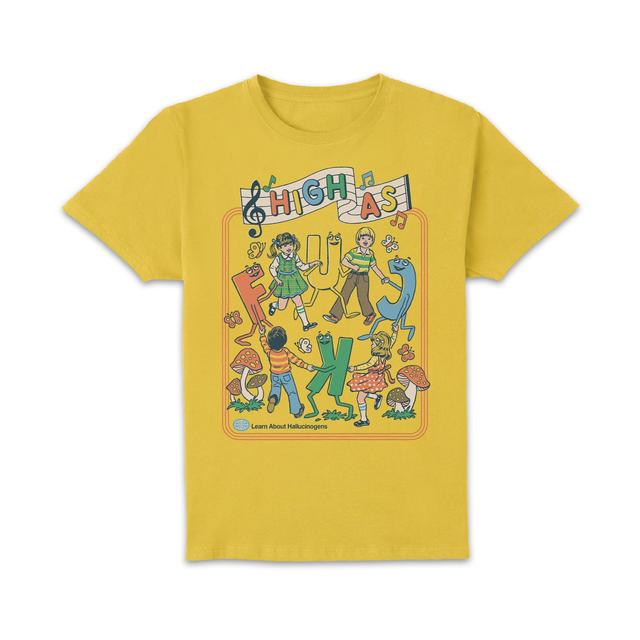 Steven Rhodes High AF Unisex T-Shirt - Yellow - XXL on Productcaster.