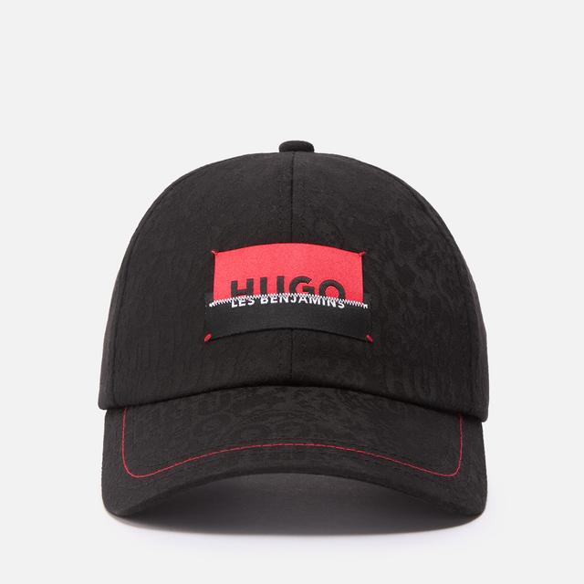 HUGO Red Jale Logo Jacquard Cotton-Blend Cap Black on Productcaster.