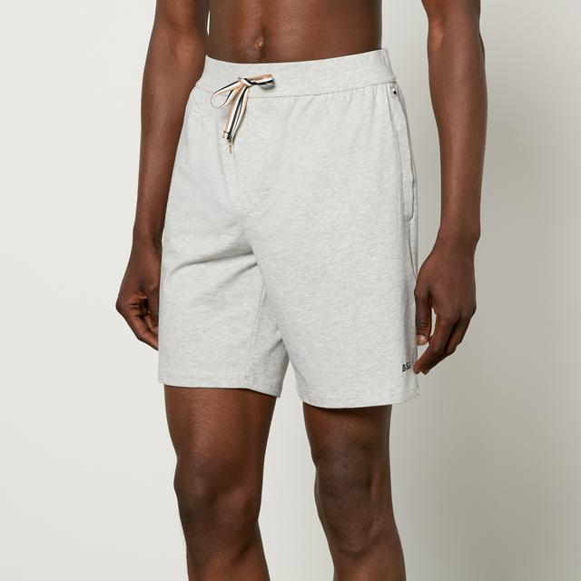 BOSS Bodywear Unique Stretch Cotton-Jersey Lounge Shorts - S on Productcaster.