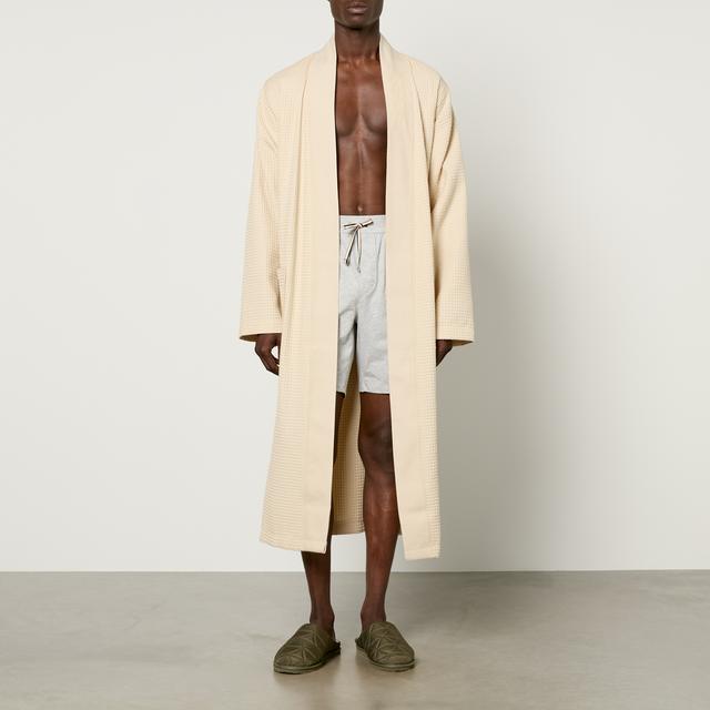 BOSS Bodywear Kimono Waffle Cotton-Blend Dressing Gown - M on Productcaster.