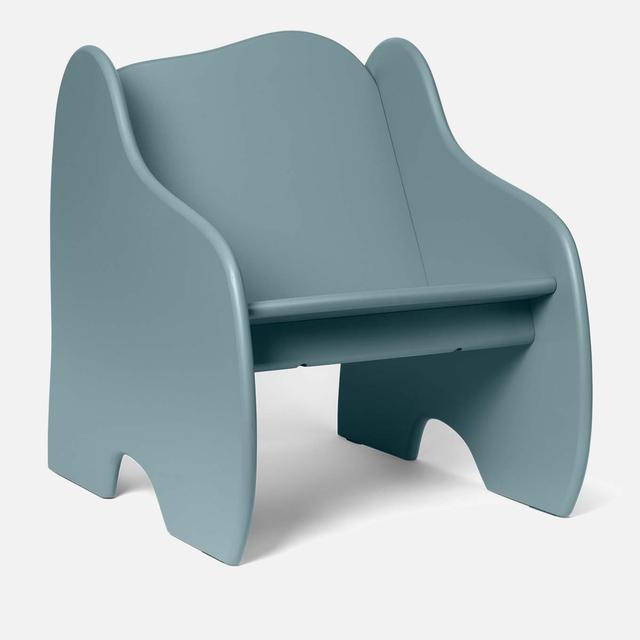 Ferm Living Slope Lounge Chair - Storm Blue on Productcaster.