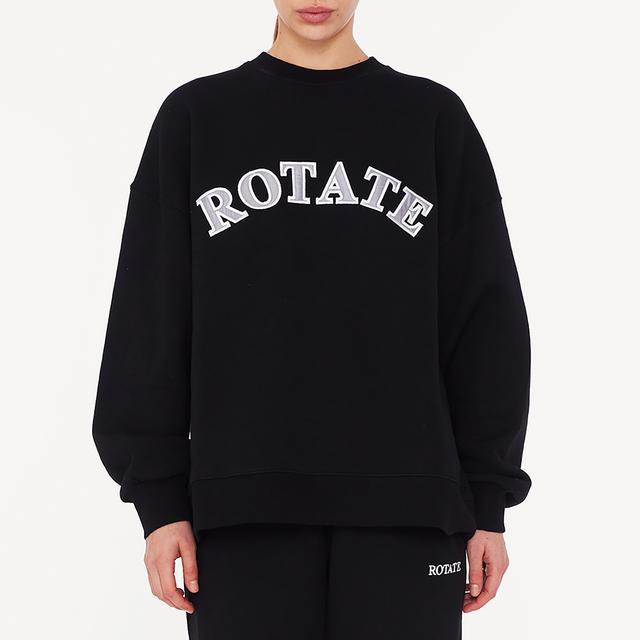 Rotate Sunday Women's Sweat Logo Crewneck - Black - M on Productcaster.