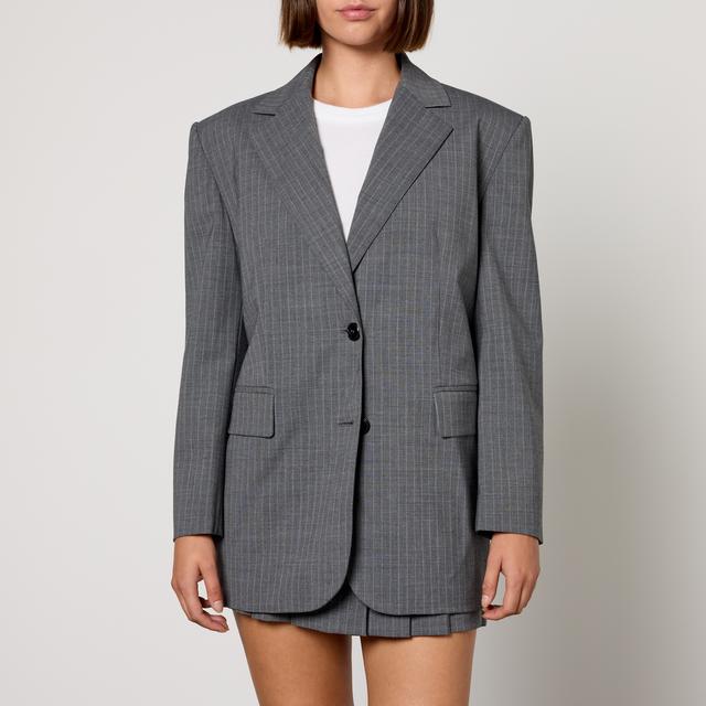 MAX&Co. Out Of Office Pinstriped Woven Blazer - UK 10 on Productcaster.