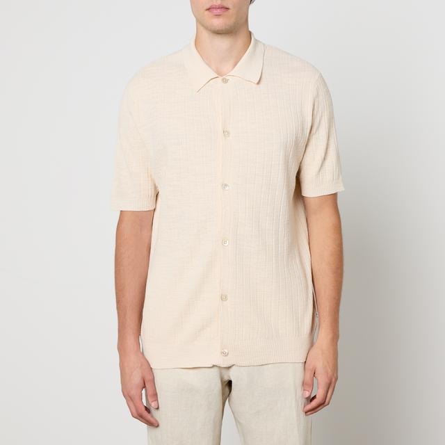 NN.07 Nolan Cotton Knit Shirt - L on Productcaster.