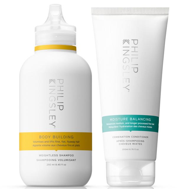 Philip Kingsley Body Building Shampoo 250ml and Moisture Balancing Conditioner 200ml Duo on Productcaster.