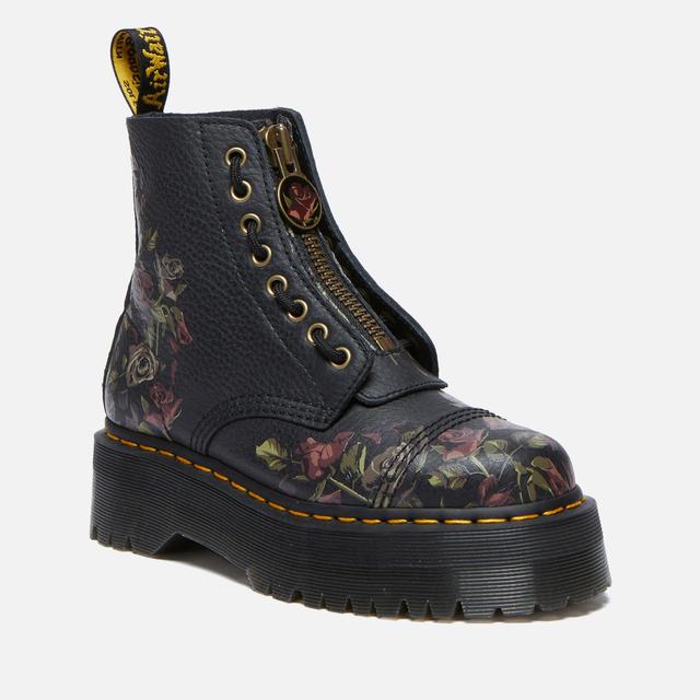 Dr. Martens Women's Sinclair Decayed Roses Leather Boots - UK 6 on Productcaster.