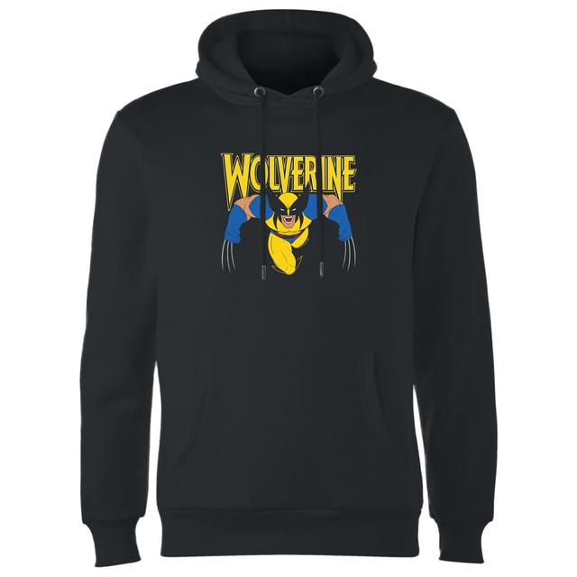 X-Men Wolverine Attack Drk Hoodie - Black - XL on Productcaster.