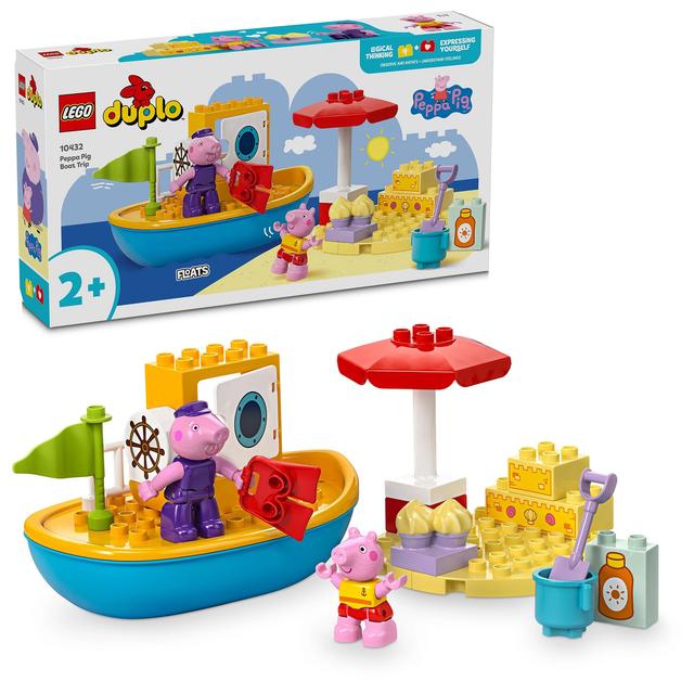 LEGO DUPLO Peppa Pig Boat Trip Toy for Toddlers 10432 on Productcaster.