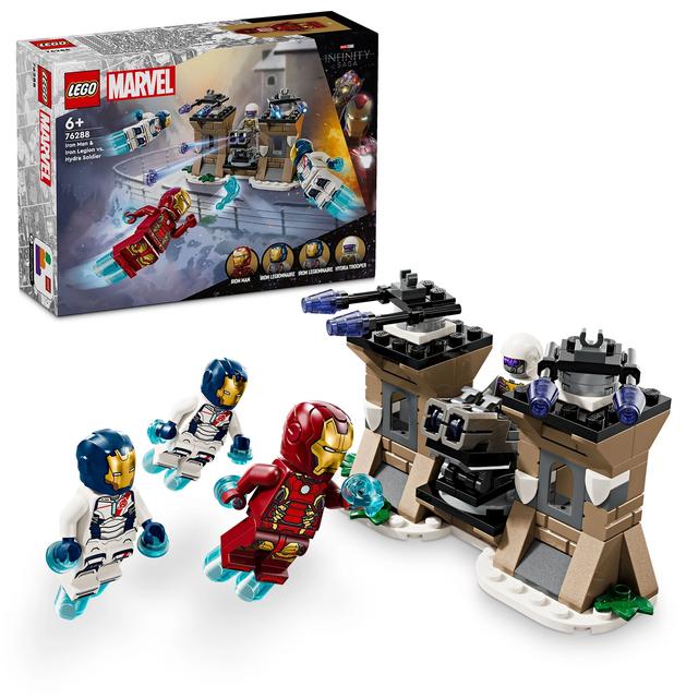 LEGO Marvel Iron Man & Iron Legion vs. Hydra Soldier 76288 on Productcaster.