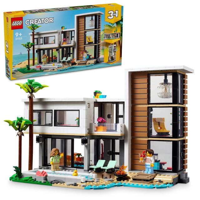 LEGO Creator 3in1 Modern House Building Set for Kids 31153 on Productcaster.