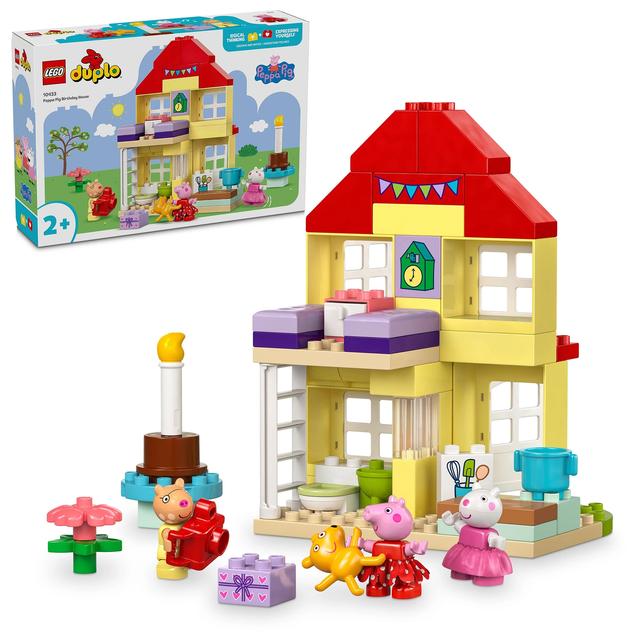 LEGO DUPLO Peppa Pig Birthday House Toy for Toddlers 10433 on Productcaster.