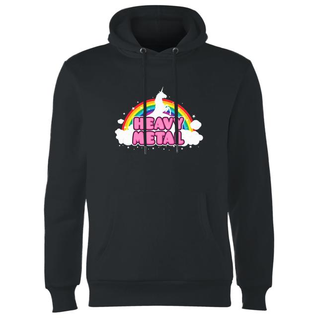 Threadless - HEAVY METAL! Hoodie - Black - XL on Productcaster.