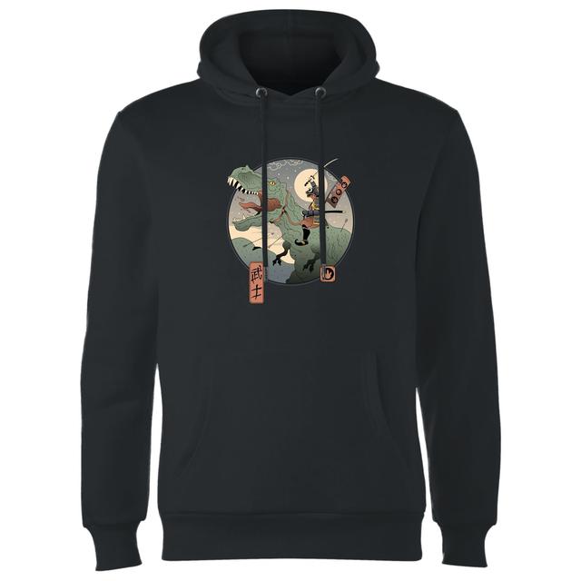 Threadless - Jurassic Samurai Hoodie - Black - XL on Productcaster.