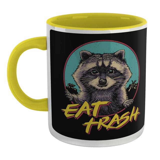 Threadless - Eat Trash Mug - Yellow Gelb on Productcaster.