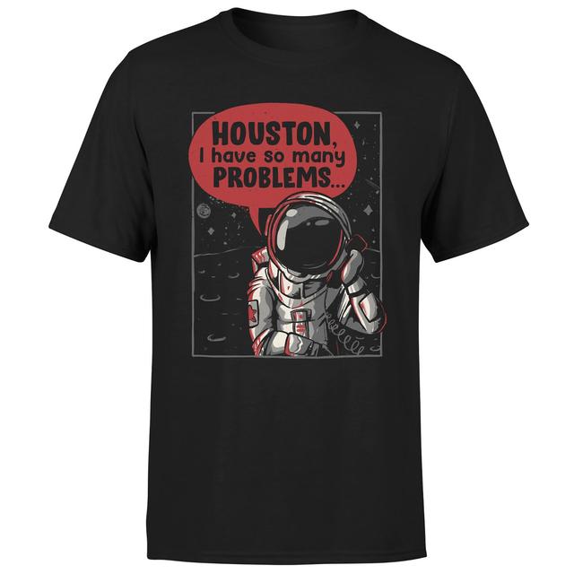 Threadless - Houston I Have So Many Problems - Black - S on Productcaster.