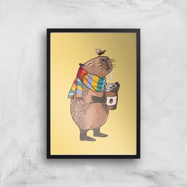 Threadless - Coffeebara Giclee Art Print - A3 - Wooden Frame on Productcaster.