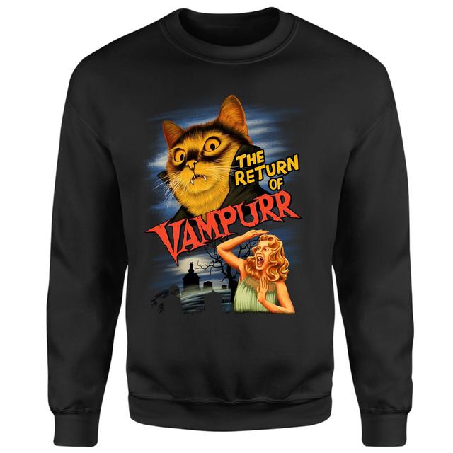 Threadless - The Return Of Vampurr Sweatshirt - Black - XXL on Productcaster.