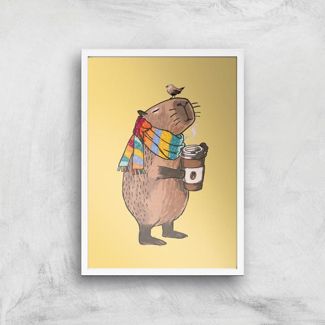 Threadless - Coffeebara Giclee Art Print - A4 - White Frame on Productcaster.