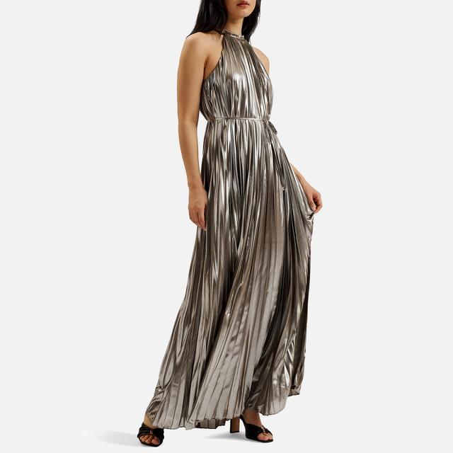 Ted Baker Yalina Satin Midi Dress - UK 8 on Productcaster.