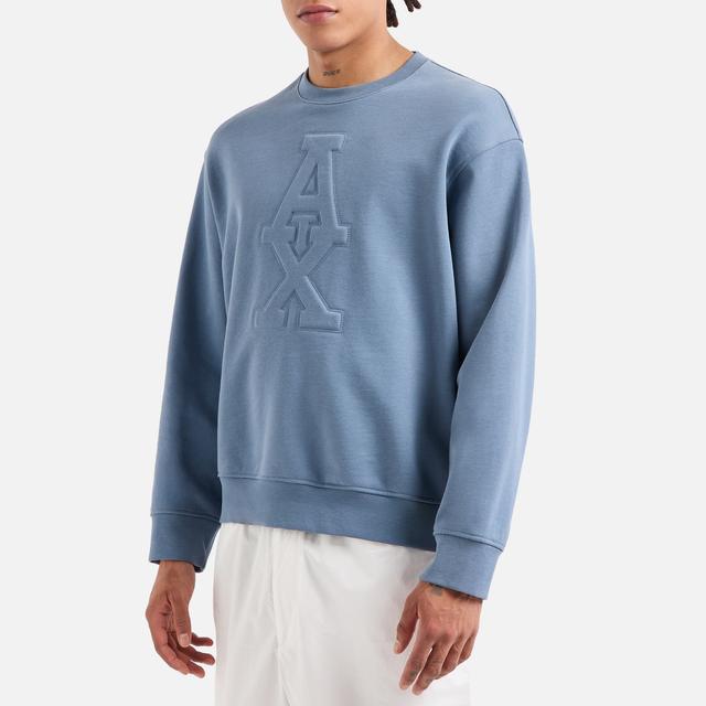 Armani Exchange Big AX Cotton-Jersey Sweatshirt - XXL on Productcaster.