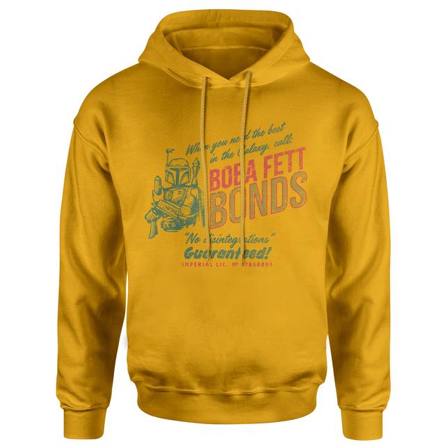 Star Wars Boba Fett Bonds Hoodie - Mustard - L on Productcaster.