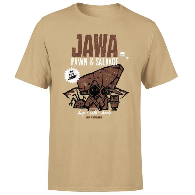 Star Wars Jawa Pawn And Salvage Unisex T-Shirt - Tan - XL on Productcaster.