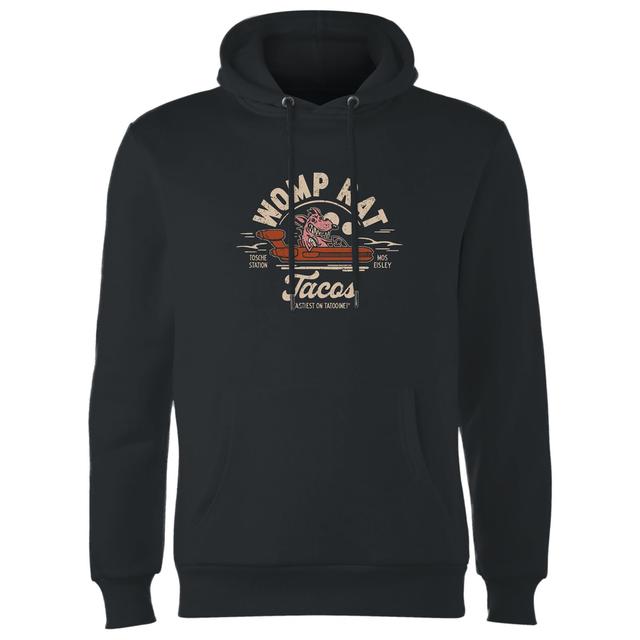 Star Wars Womp Rat Tacos Hoodie - Black - S on Productcaster.