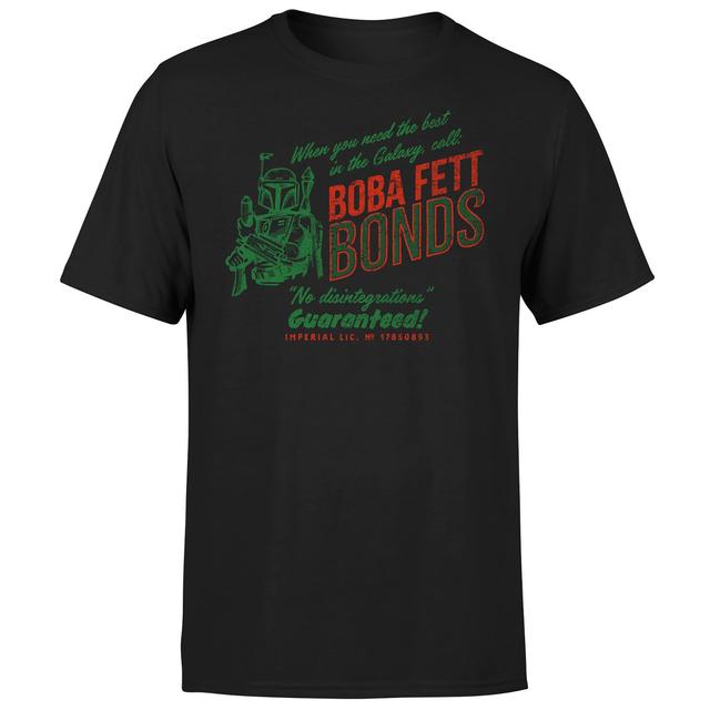 Star Wars Boba Fett Bonds Unisex T-Shirt - Black - M on Productcaster.