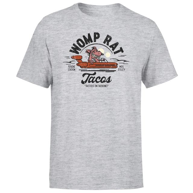 Star Wars Womp Rat Tacos Unisex T-Shirt - Grey - M on Productcaster.