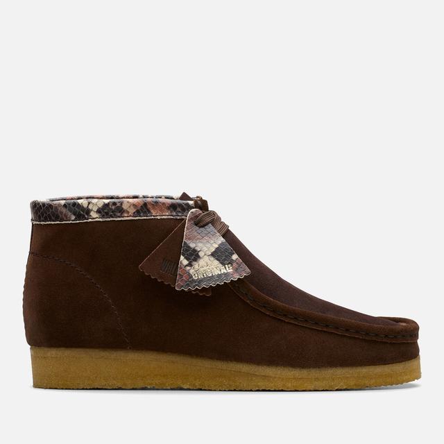 Clarks Originals Men's Wallabee Boots - Brown Snake Combi - UK 7 on Productcaster.