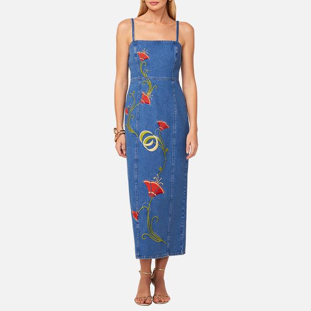 Kitri Ursula Denim Midi Dress - UK 12 on Productcaster.