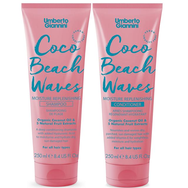 Umberto Giannini Coco Beach Waves Shampoo and Conditioner Duo on Productcaster.