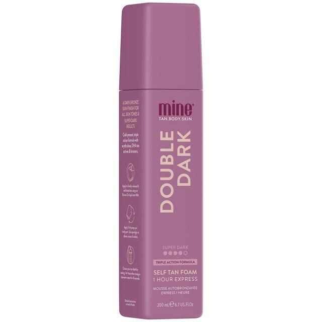 MineTan Double Dark Self Tan Mousse 200ml on Productcaster.