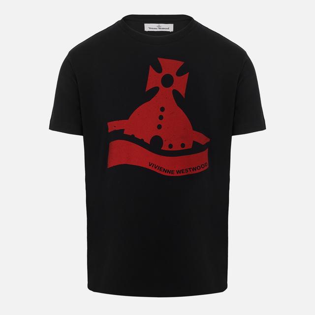 Vivienne Westwood Sunken Orb Classic Cotton-Jersey T-Shirt - S on Productcaster.