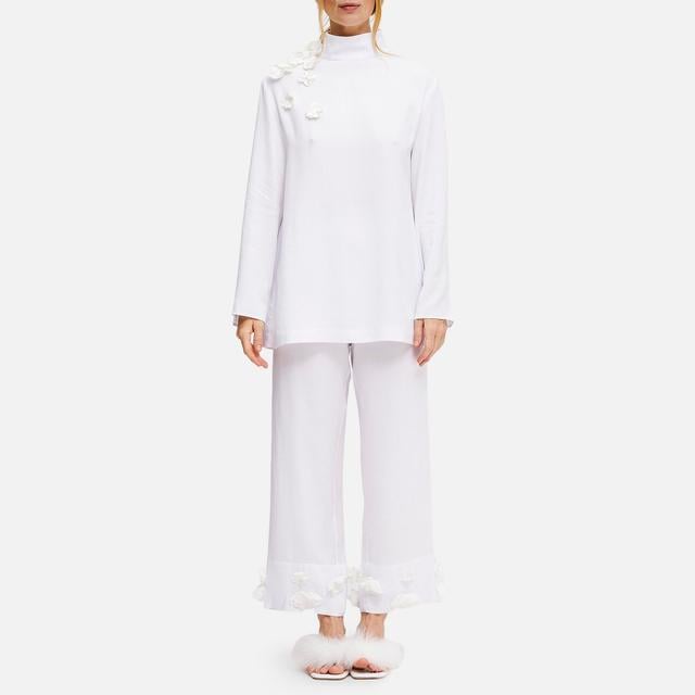 Sleeper The Bloom Black Tie Woven Pyjama Set - S on Productcaster.