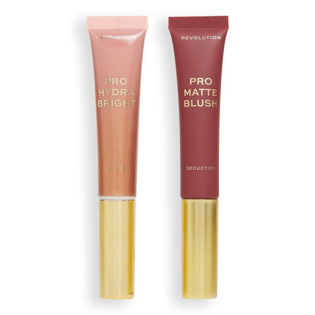 Revolution Pro Blush Duo (Various Shades) - Golden on Productcaster.