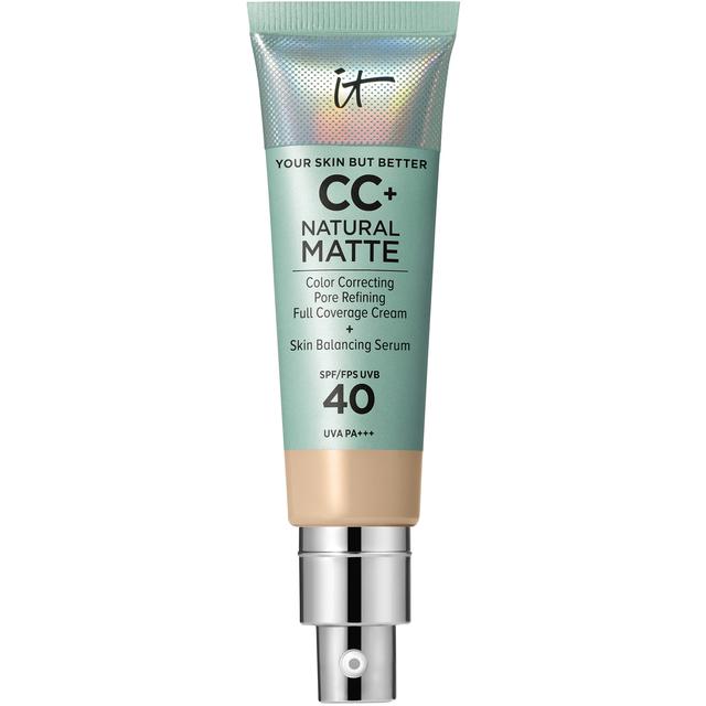 iT Cosmetics Your Skin But Better CC+ Natural Matte 32 ml (Various Shades) - Light on Productcaster.