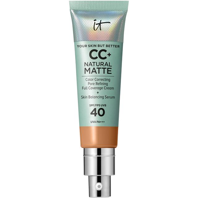 iT Cosmetics Your Skin But Better CC+ Natural Matte 32 ml (Various Shades) - Tan Cool on Productcaster.