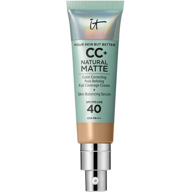 iT Cosmetics Your Skin But Better CC+ Natural Matte 32 ml (Various Shades) - Neutral Tan on Productcaster.