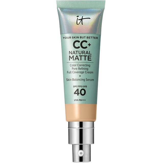 iT Cosmetics Your Skin But Better CC+ Natural Matte 32 ml (Various Shades) - Light Medium Warm on Productcaster.